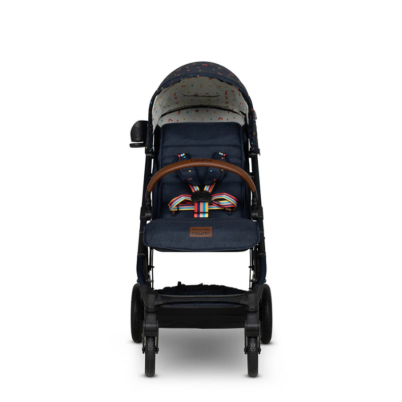 Carucior pentru copii Cosatto Woosh Trail Doodle Days 0-25 kg, Sistem Troller, Material Ecologic, Suport pahar, Husa de ploaie - 6