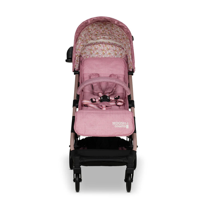 Carucior pentru copii Cosatto Woosh 4 Camille 0-25 kg, Sistem Troller, Material Ecologic, Suport pahar, Husa de ploaie