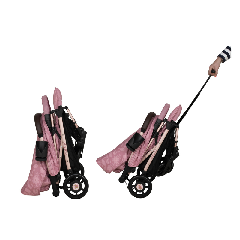 Carucior pentru copii Cosatto Woosh 4 Camille 0-25 kg, Sistem Troller, Material Ecologic, Suport pahar, Husa de ploaie - 4