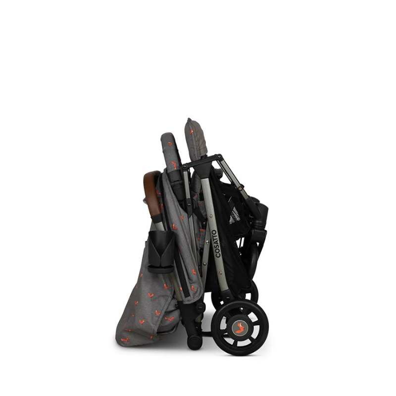 Carucior pentru copii Cosatto Woosh 4 Foxling 0-25 kg, Sistem Troller, Material Ecologic, Suport pahar, Husa de ploaie - 3