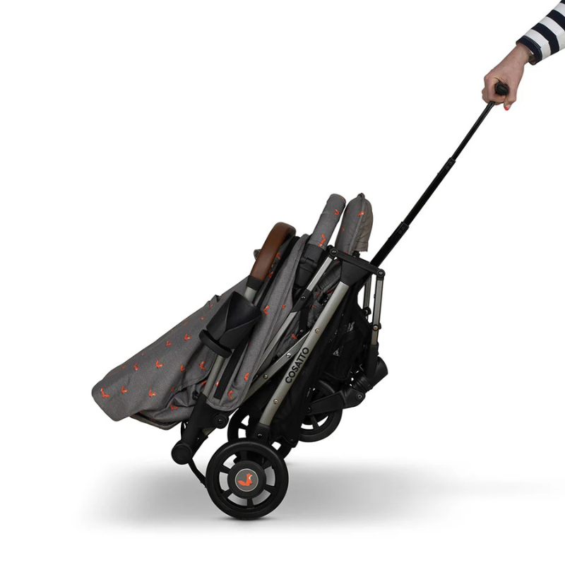 Carucior pentru copii Cosatto Woosh 4 Foxling 0-25 kg, Sistem Troller, Material Ecologic, Suport pahar, Husa de ploaie - 4