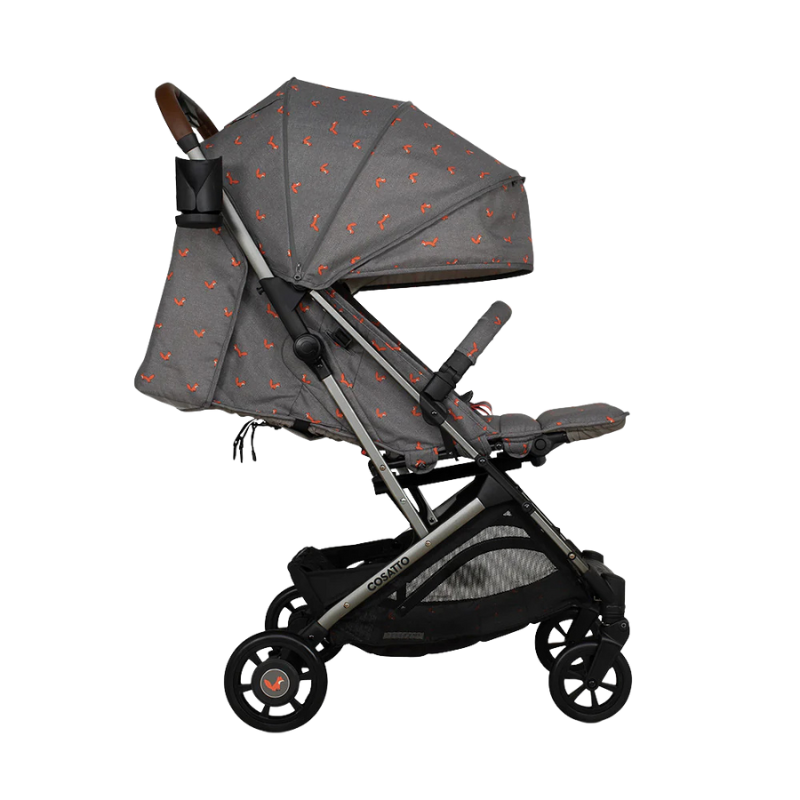 Carucior pentru copii Cosatto Woosh 4 Foxling 0-25 kg, Sistem Troller, Material Ecologic, Suport pahar, Husa de ploaie - 7