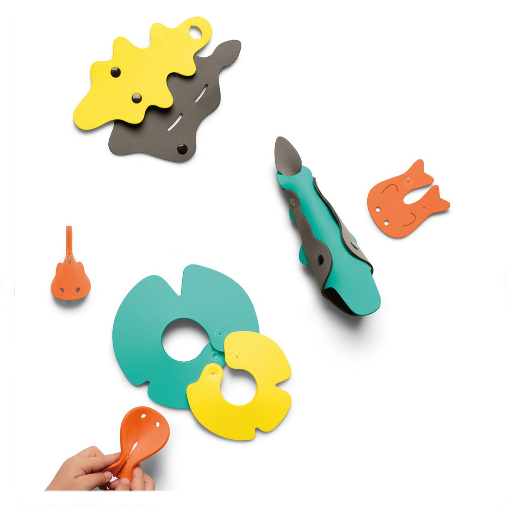 Jucarie creativa de baie Crocodile River Quut Toys - 3 | YEO