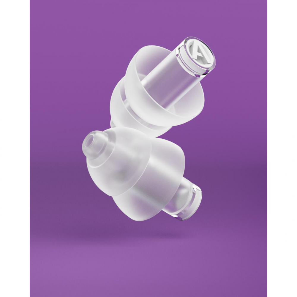 Dopuri de urechi cu filtru muzical profesional pentru festivaluri si concerte, 3 dimensiuni incluse (SML), protectie zgomote SNR 21dB, reutilizabile - 1 | YEO