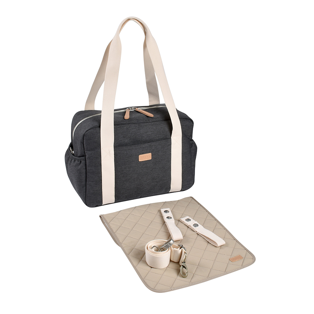 Geanta de infasat Beaba Paris Dark Heather Grey - 4