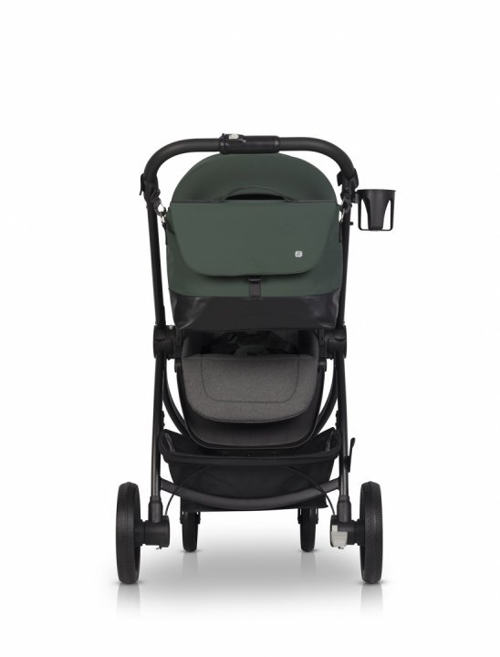Geanta multifunctionala pentru mamici Euro Cart, compatibila carucioarelor Corso si Crox, cu un compartiment si buzunare, impermeabila si complet rigida, dimensiune 44 x 27 x 14 cm, Jungle