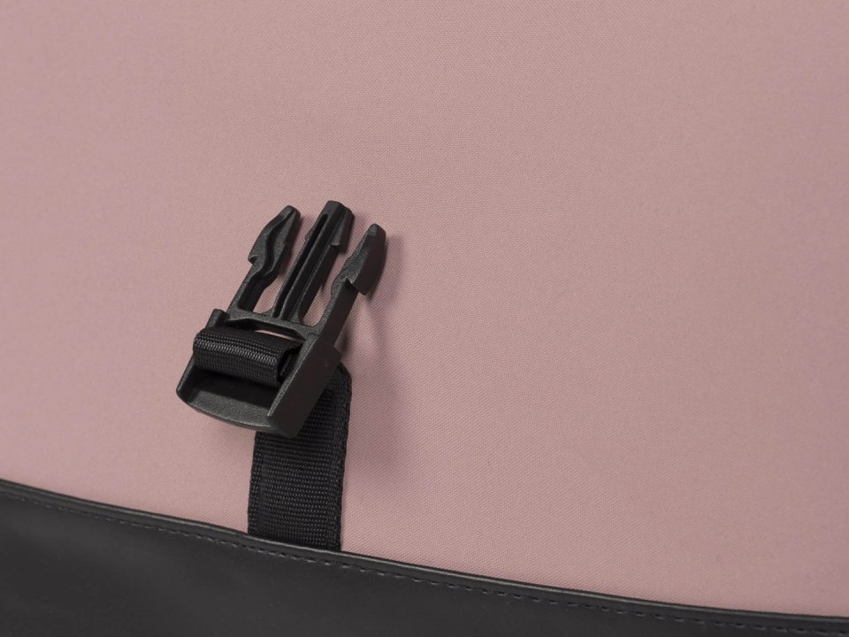 Geanta multifunctionala pentru mamici, Euro Cart, compatibila carucioarelor Corso si Crox, cu un compartiment si buzunare, impermeabila si complet rigida, dimensiune 44 x 27 x 14 cm, Rose - 3