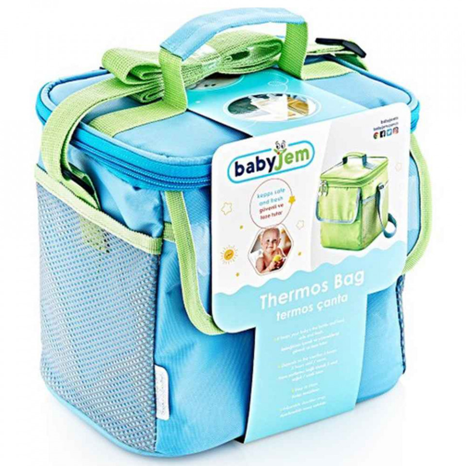 Geanta termoizolanta BabyJem Thermos Bag Turcoaz - 2 | YEO