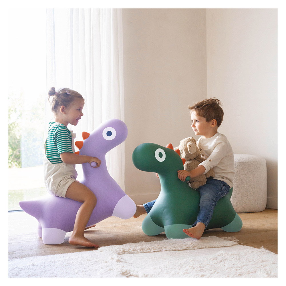Dinozaur gonflabil saltaret Hoppi Dino mov - 2 | YEO