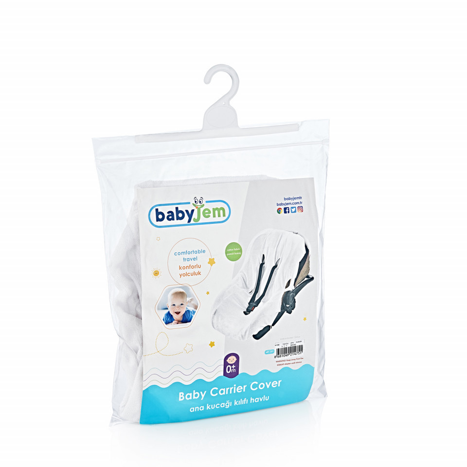 Husa universala pentru scaun auto BabyJem Alb