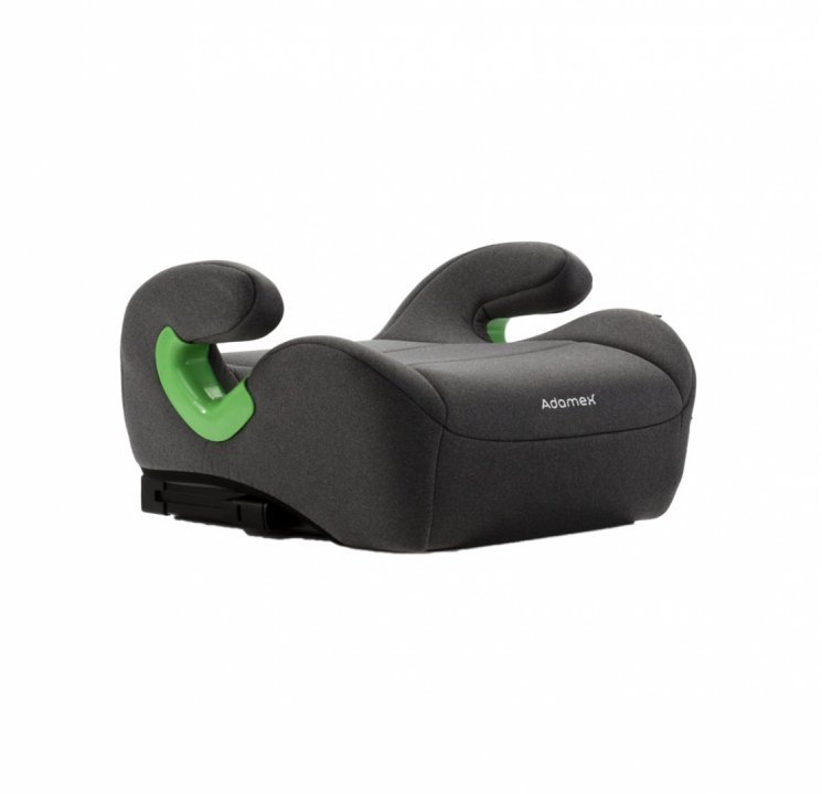 Inaltator auto pentru copii, Adamex Bass, omologat R129 i-Size, cu bare isofix reglabile si spuma moale, 125-150 cm sau 22-36 kg, Gri - 3