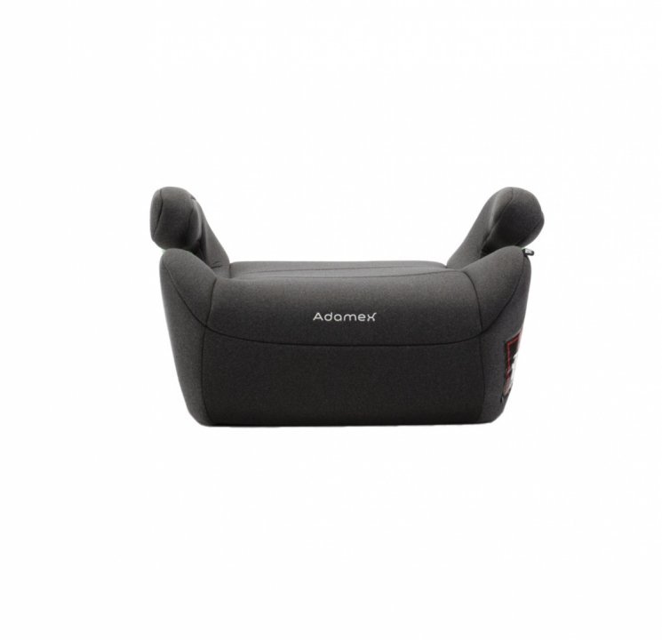 Inaltator auto pentru copii, Adamex Bass, omologat R129 i-Size, cu bare isofix reglabile si spuma moale, 125-150 cm sau 22-36 kg, Gri - 4