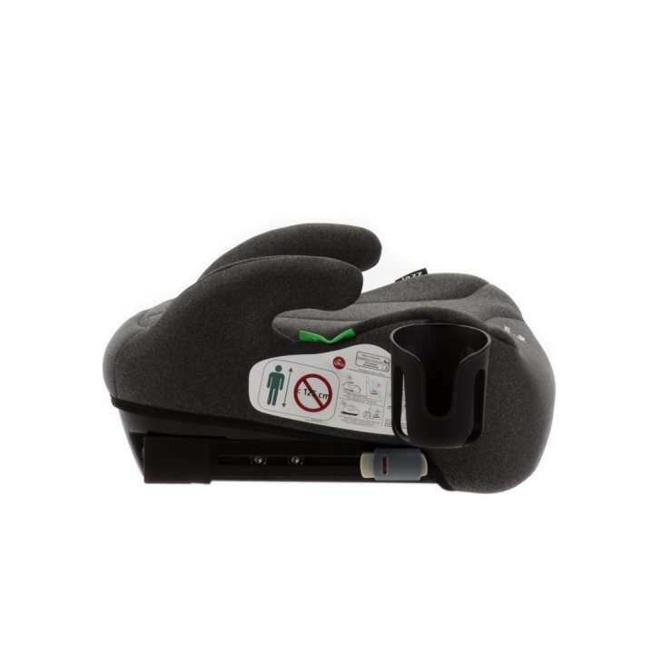 Inaltator auto pentru copii isofix Adamex Jazz, omologat R129 i-Size, bare isofix reglabile, suport pahar, husa detasabila, 125-150 cm sau 22-36 kg, Gri
