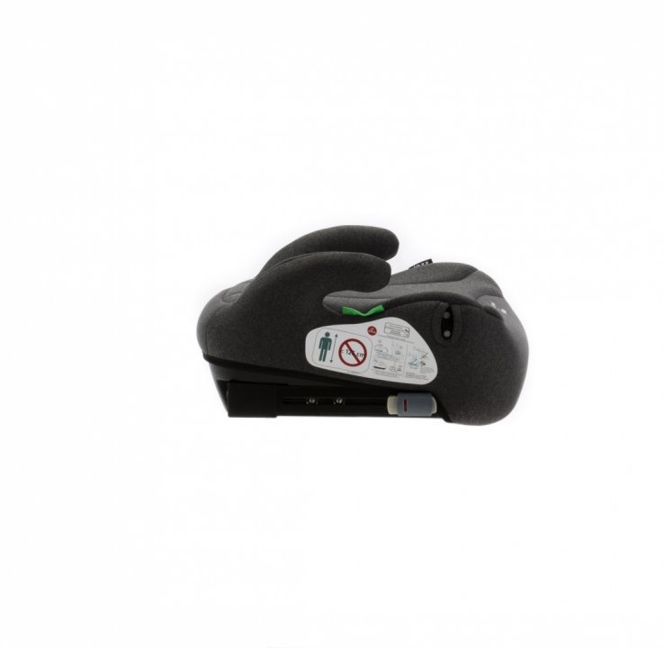 Inaltator auto pentru copii isofix Adamex Jazz, omologat R129 i-Size, bare isofix reglabile, suport pahar, husa detasabila, 125-150 cm sau 22-36 kg, Gri - 2
