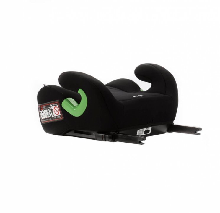 Inaltator auto pentru copii, Adamex Bass, omologat R129 i-Size, cu bare isofix reglabile si spuma moale, 125-150 cm sau 22-36 kg, Negru - 1