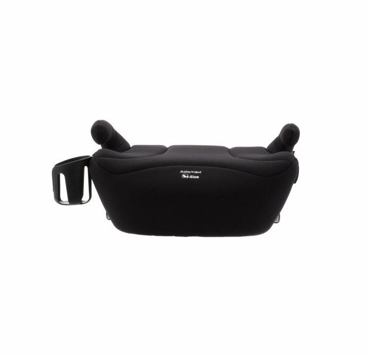 Inaltator auto pentru copii isofix Adamex Jazz, omologat R129 i-Size, bare isofix reglabile, suport pahar, husa detasabila, 125-150 cm sau 22-36 kg, Negru