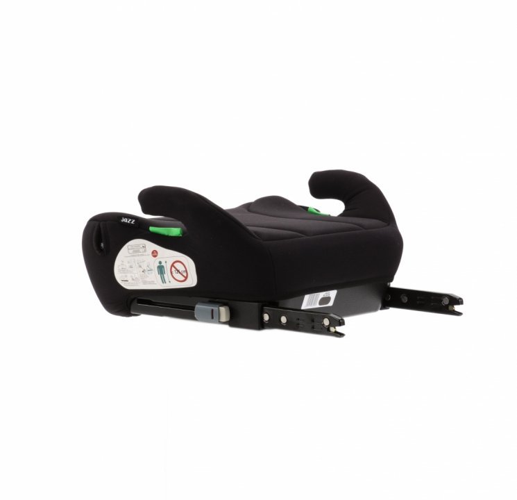 Inaltator auto pentru copii isofix Adamex Jazz, omologat R129 i-Size, bare isofix reglabile, suport pahar, husa detasabila, 125-150 cm sau 22-36 kg, Negru - 4
