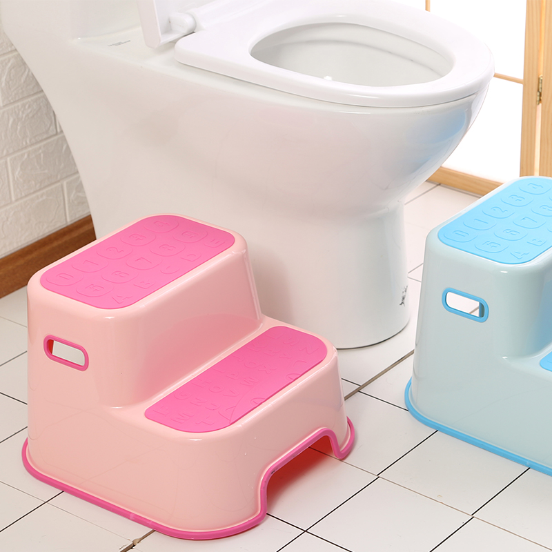 Inaltator pentru copii Bebe Royal Roz anti-derapant cu 2 trepte - 1 | YEO