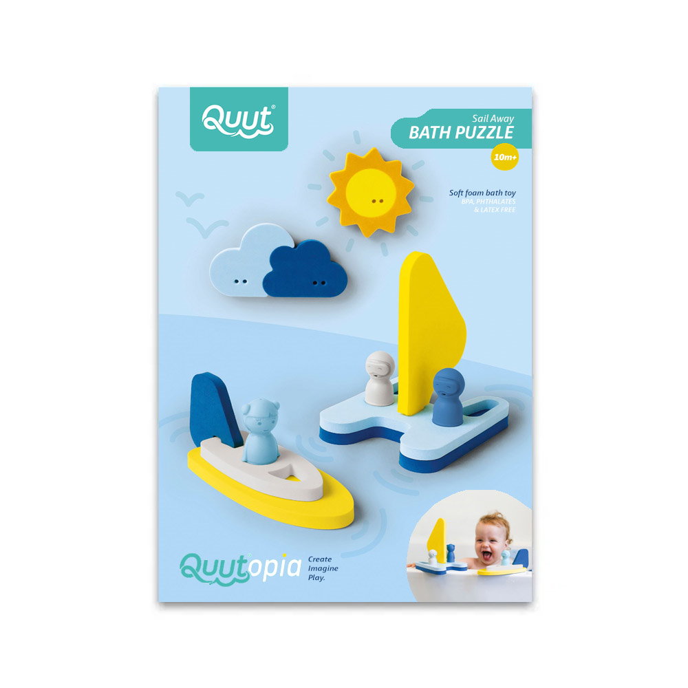 Jucarii de baie din spuma Navigatorii Quut Toys