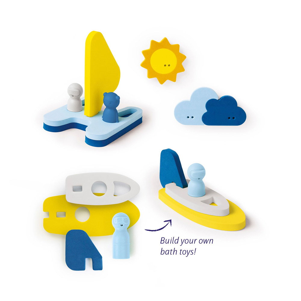 Jucarii de baie din spuma Navigatorii Quut Toys