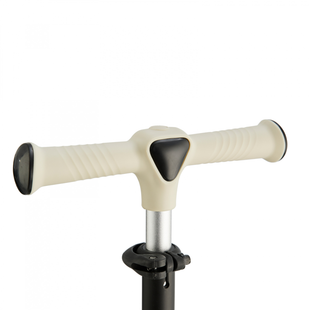 Trotineta pliabila Kinderkraft Halley Stone White cu scaunel, greutate admisa 25 kg