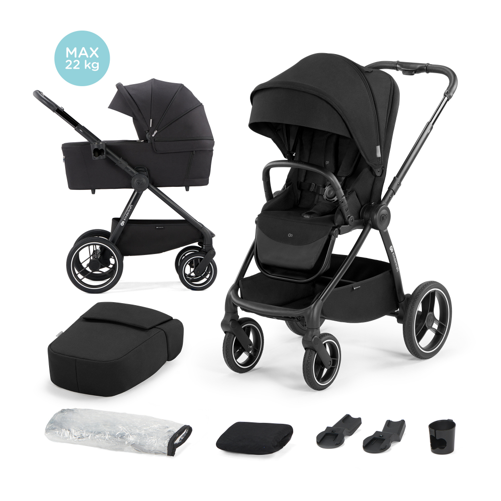 Carucior Kinderkraft Nea 2 in 1 Midnight Black - 5