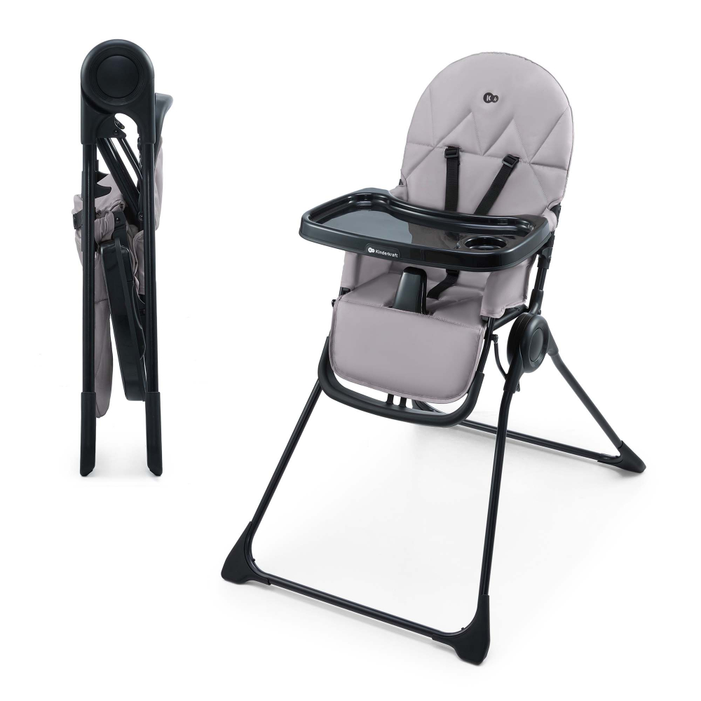 Scaun de masa pentru copii Kinderkraft Binci Grey