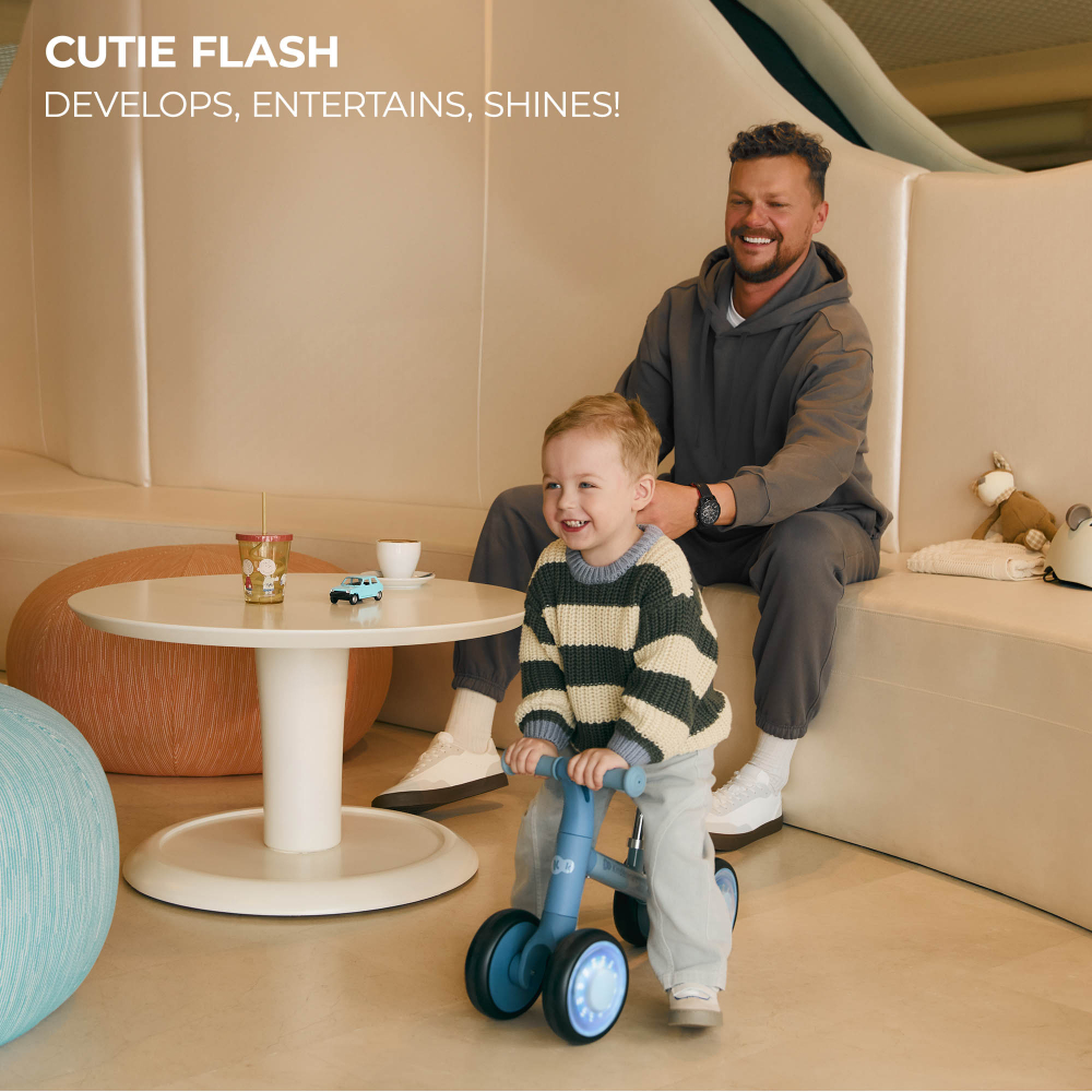 Ride On pentru copii Kinderkraft Cutie Flash Blue - 9