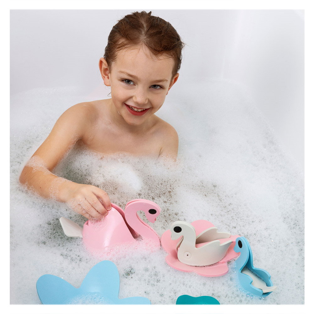 Jucarie creativa de baie Lacul lebedelor Quut Toys - 1 | YEO
