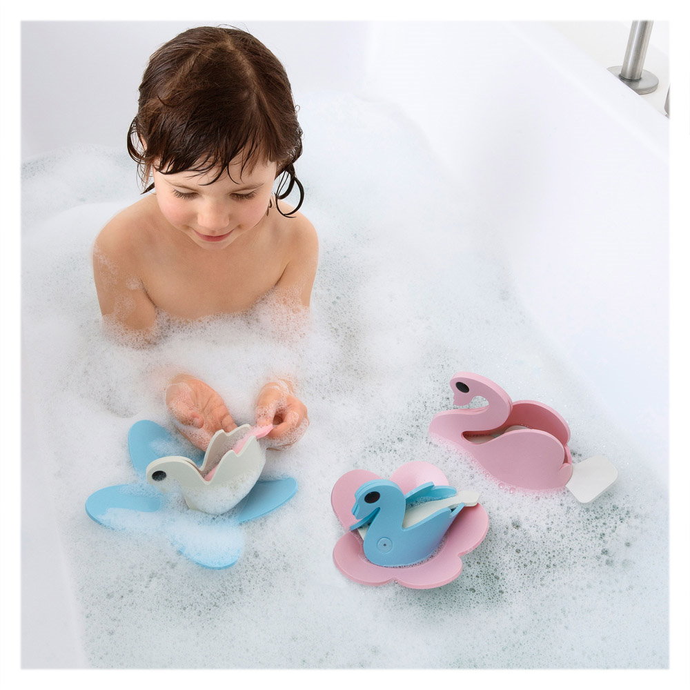 Jucarie creativa de baie Lacul lebedelor Quut Toys - 2 | YEO
