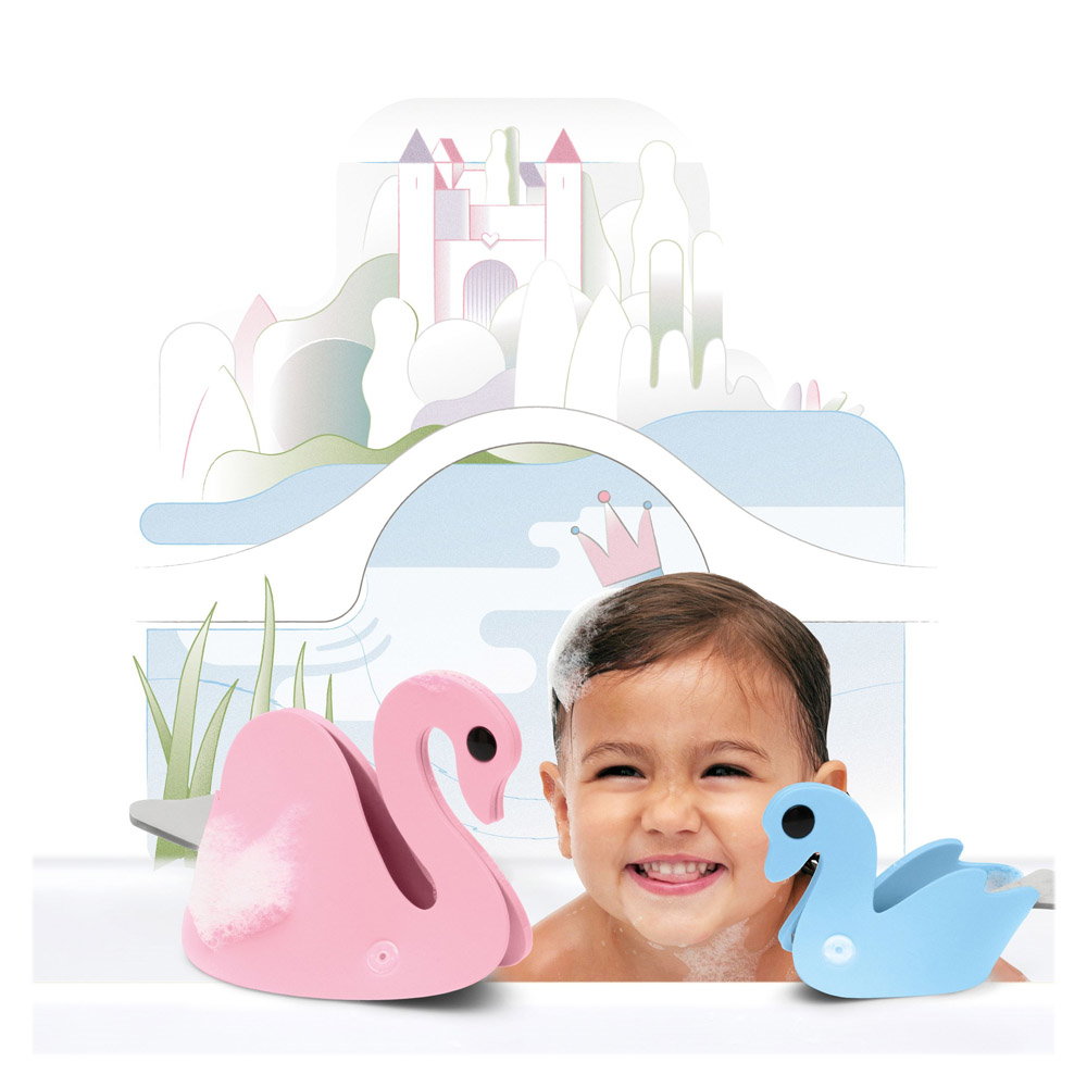 Jucarie creativa de baie Lacul lebedelor Quut Toys - 3 | YEO