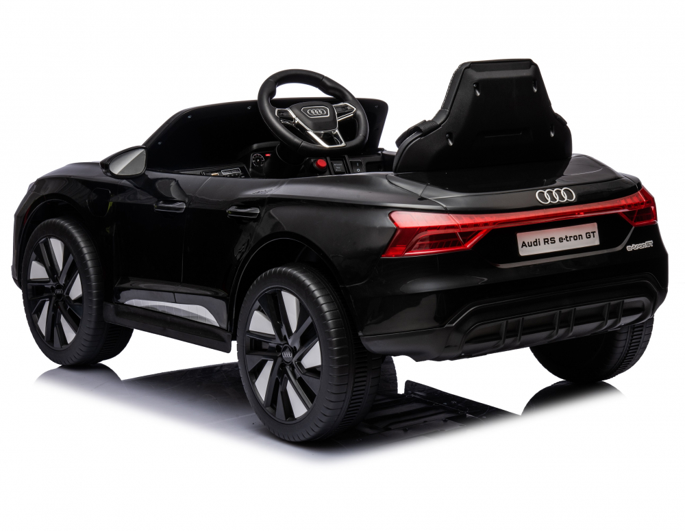 Masinuta electrica pentru copii Audi E-tron GT Black 70W cu licenta, Oglinzi retrovizoare, Roti din spuma Eva,Lumini LED,Centura de siguranta,Sistem troller pentru tractare,Mufa MP3,slot USB,Card microSD,Bluetooth - 2