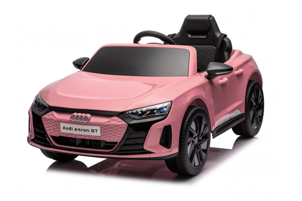 Masinuta electrica pentru copii Audi E-tron GT Pink 70W cu licenta, Oglinzi retrovizoare, Roti din spuma Eva,Lumini LED,Centura de siguranta,Sistem troller pentru tractare,Mufa MP3,slot USB,Card microSD,Bluetooth - 2