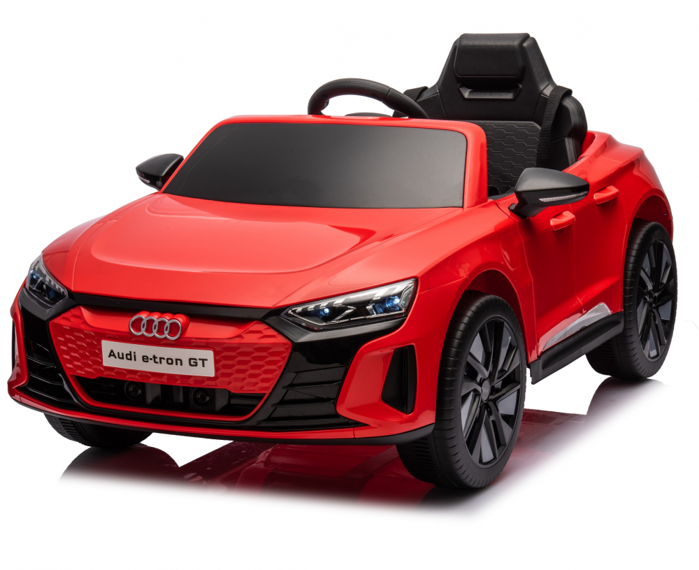 Masinuta electrica pentru copii Audi E-tron GT Red 70W cu licenta, Oglinzi retrovizoare, Roti din spuma Eva,Lumini LED,Centura de siguranta,Sistem troller pentru tractare,Mufa MP3,slot USB,Card microSD,Bluetooth - 1