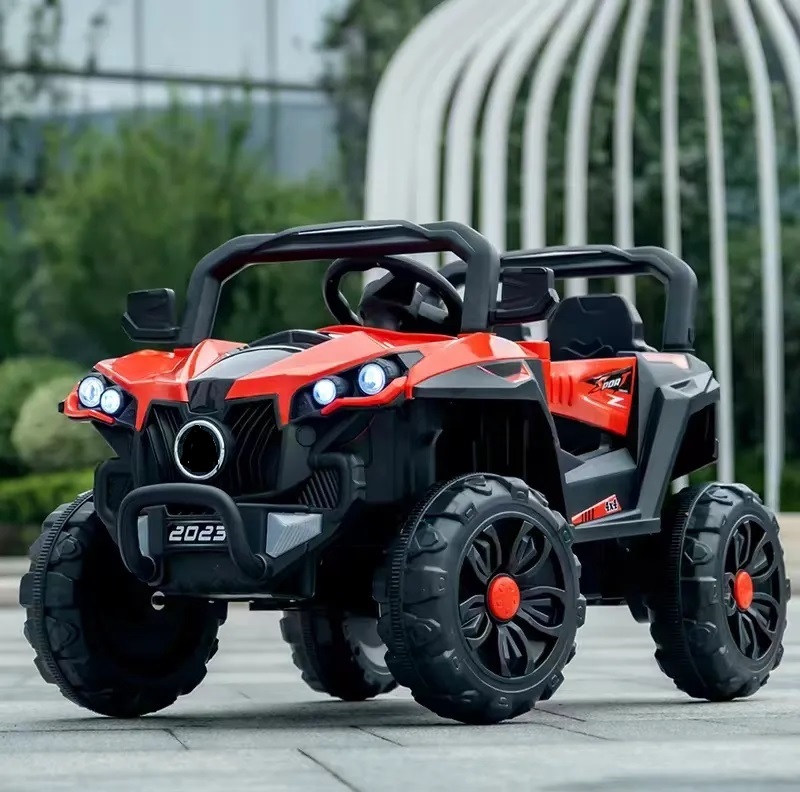 Masinuta electrica pentru copii Nichiduta Sport UTV 2023 Red, Telecomanda 2.4G cu 3viteze, 2 motoarex38W, Suspensii, Roti rezistente, Slow Start, Lumini LED, USB,Bluetooth,Centura de siguranta,Functie swing,Usi cu deschidere - 1