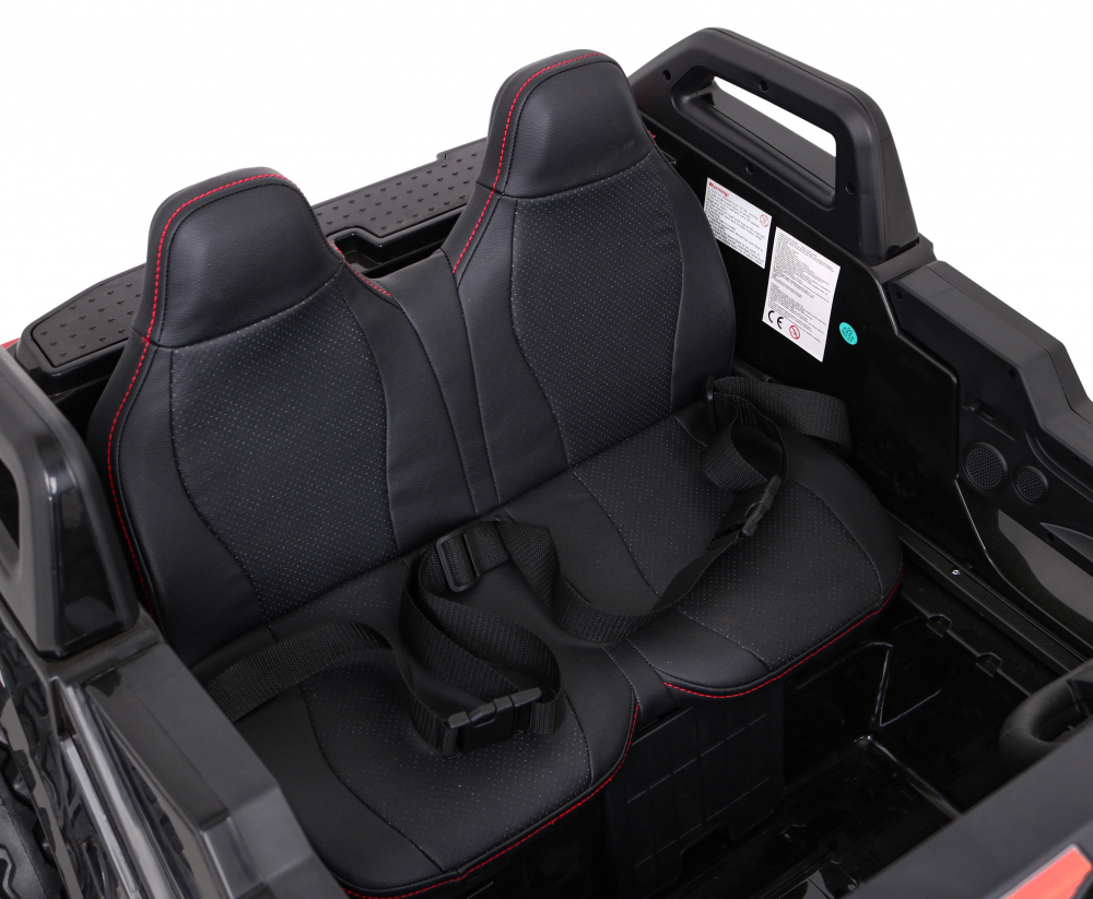Masinuta electrica pentru copii Buggy Clash 4x4 Black, 4 motoare de 45W, 2 baterii de 12V7Ah, Telecomanda 2,4 GHz, roti EVA cu suspensii, sistem audio complet MP3, USB, Bluetooth, Radio FM - 5