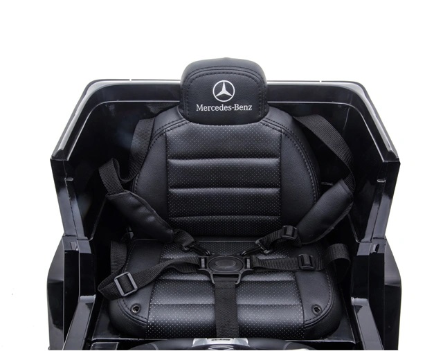 Masinuta electrica pentru copii cu licenta Mercedes Benz AMG G63 Black cu telecomanda 2.4G,2 motoarex35w,Roti EVA,Scaun din piele,Deschidere usi,Lumini LED,Sistem troller,Suspensii,Volan cu functii,Pornire la buton - 3