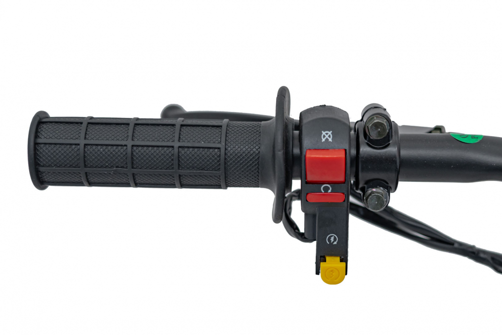 Motocicleta cross pe benzina Immortal Blue, cu ardere interna de 110cm3 racit cu aer si actionat pe lant, pornire e-start, cu cilindru in 4 timpi, frane cu disc hidraulic, suspensii, pana la 60 kmh - 4