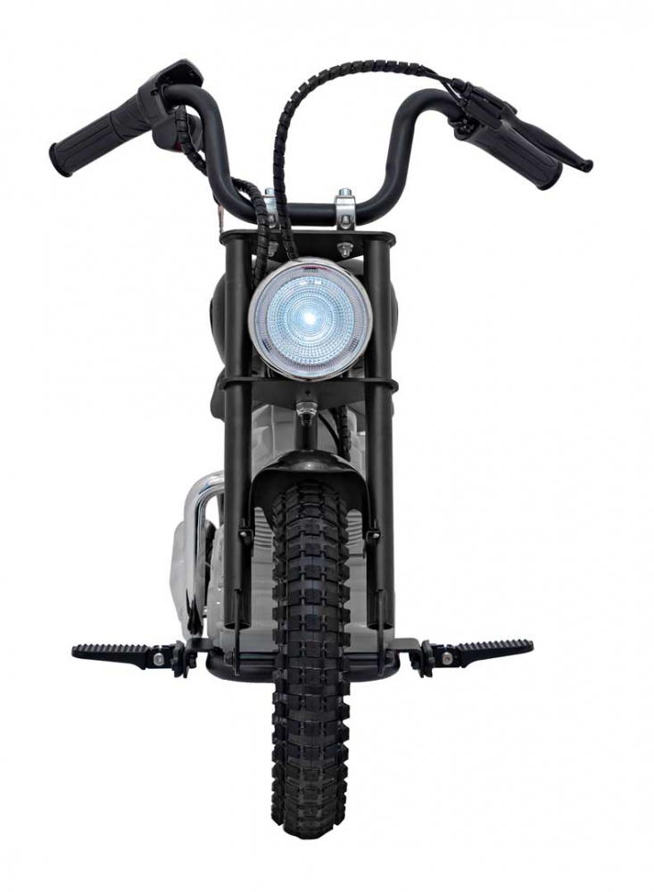 Motocicleta electrica pentru copii Speed Power Black, pornire la cheie, motor 250W, baterie 24V7Ah, roti pneumatice, scaun ergonomic din piele, lumina frontala LED, claxon, muzica preinstalata, pana la 80 kg