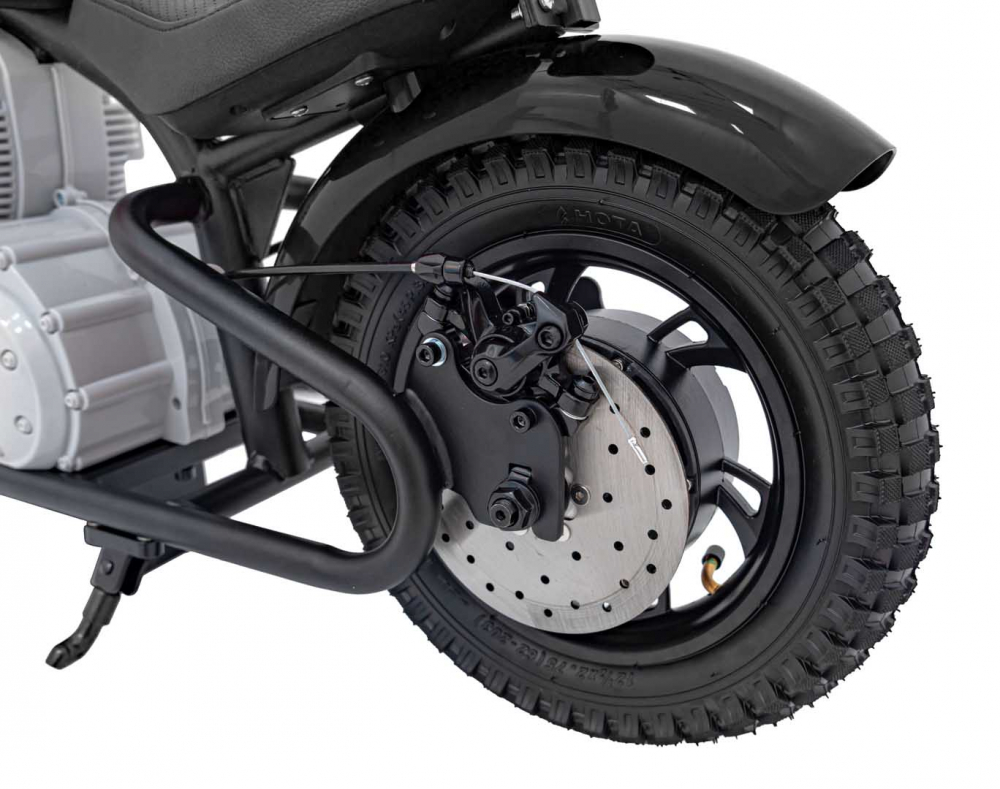 Motocicleta electrica pentru copii Speed Power Black, pornire la cheie, motor 250W, baterie 24V7Ah, roti pneumatice, scaun ergonomic din piele, lumina frontala LED, claxon, muzica preinstalata, pana la 80 kg - 2