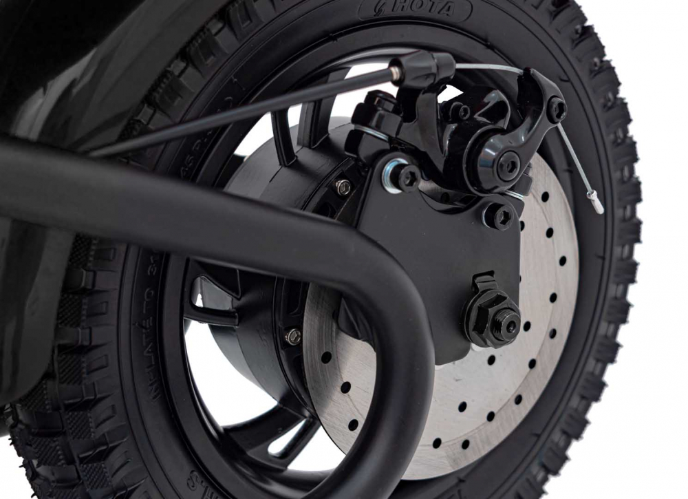 Motocicleta electrica pentru copii Speed Power Black, pornire la cheie, motor 250W, baterie 24V7Ah, roti pneumatice, scaun ergonomic din piele, lumina frontala LED, claxon, muzica preinstalata, pana la 80 kg - 3