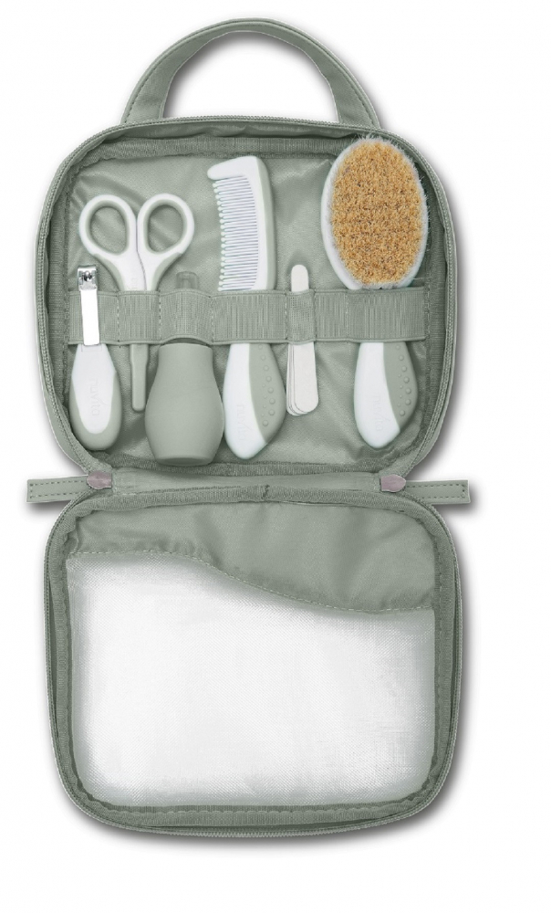 Kit de ingrijire pentru bebelui Nuvita Sage Green