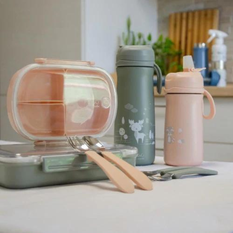 Cutie mica pentru pranz Nuvita Powder Blue 490 ml - 1 | YEO