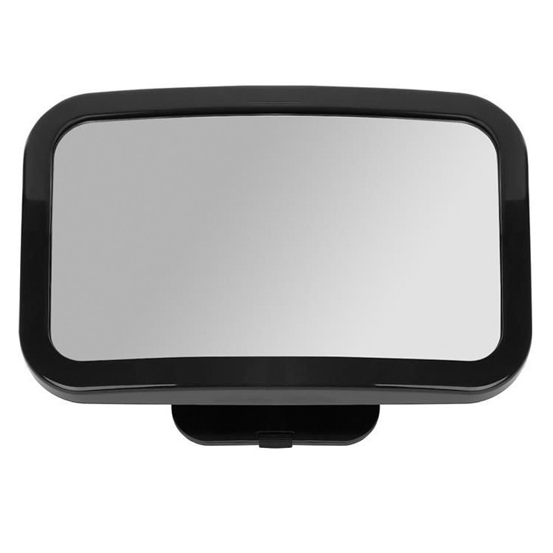 Oglinda auto pentru supraveghere bebelusi, rotire 360 grade, fixare tetiera, 30x19 cm - 4