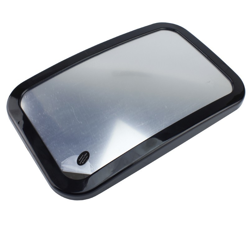 Oglinda auto pentru supraveghere bebelusi, rotire 360 grade, fixare tetiera, 30x19 cm - 6