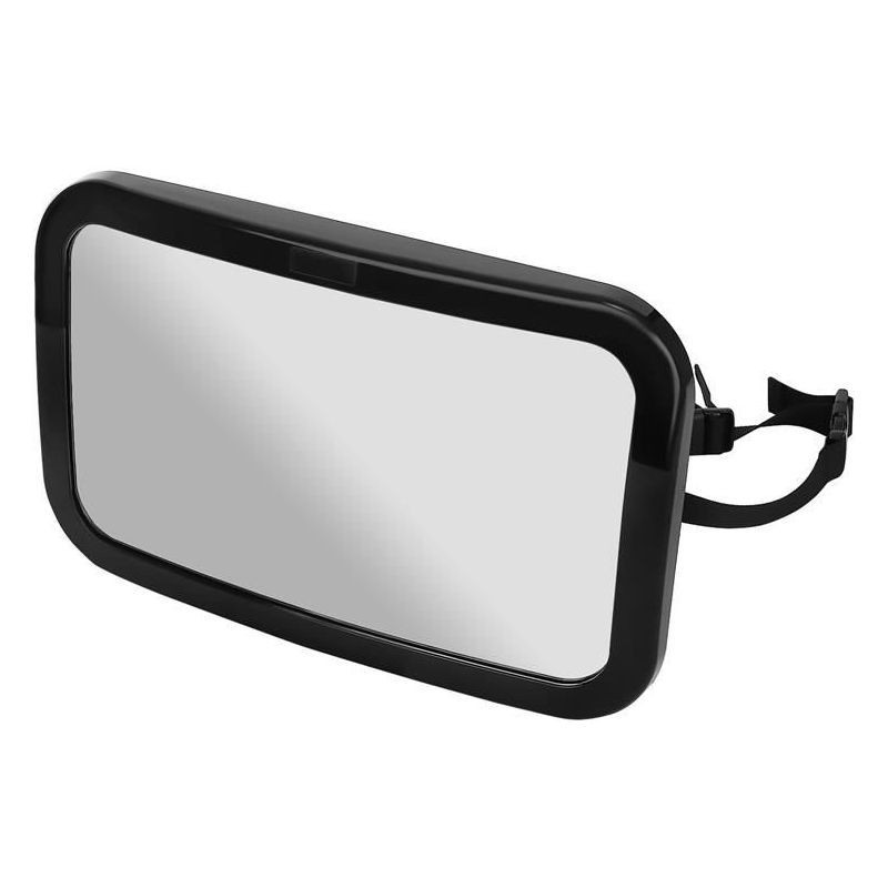 Oglinda auto pentru supraveghere bebelusi, rotire 360 grade, fixare tetiera, 30x19 cm - 7