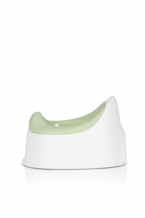 Olita pentru copii, Colibro Solo, cu vas colector detasabil, forma ergonomica, picioare stabilizatoare din cauciuc, Cloud Green