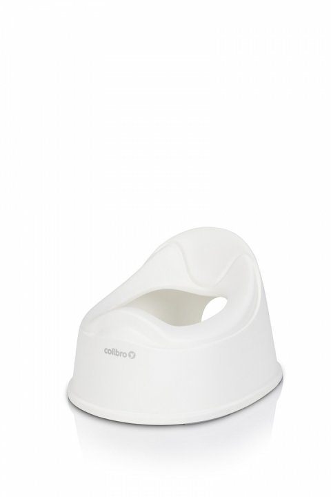 Olita pentru copii Colibro Solo, cu vas colector detasabil, forma ergonomica, picioare stabilizatoare din cauciuc, Cloud Grey
