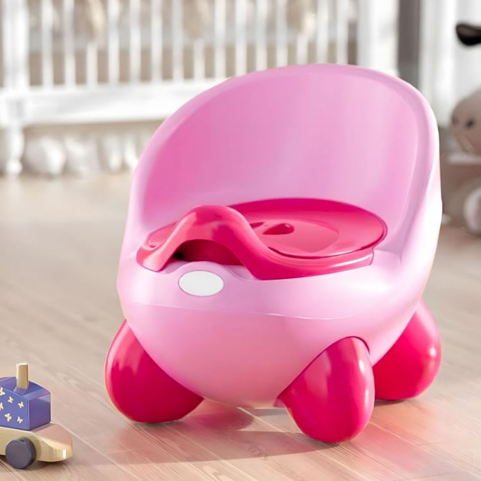 Olita pentru copii, insertie detasabila, picioare antiderapante Ecotoys PP112 Roz - 1 | YEO