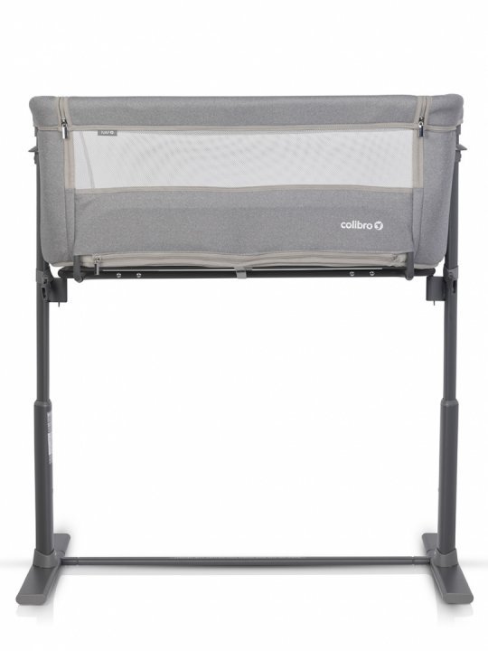 Patut Co-Sleeper 2 in 1 pentru copii Colibro Nap Bassinet, cu saltea inclusa, inaltime reglabila pe 9 nivele si unghi de inclinare de 30 de grade, dimensiuni 90 x 58 cm, Dove - 2